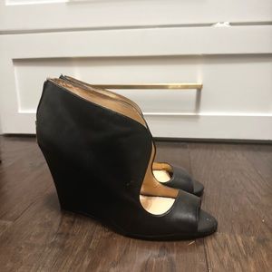 Jessica Simpson Open Toe Wedged Bootie